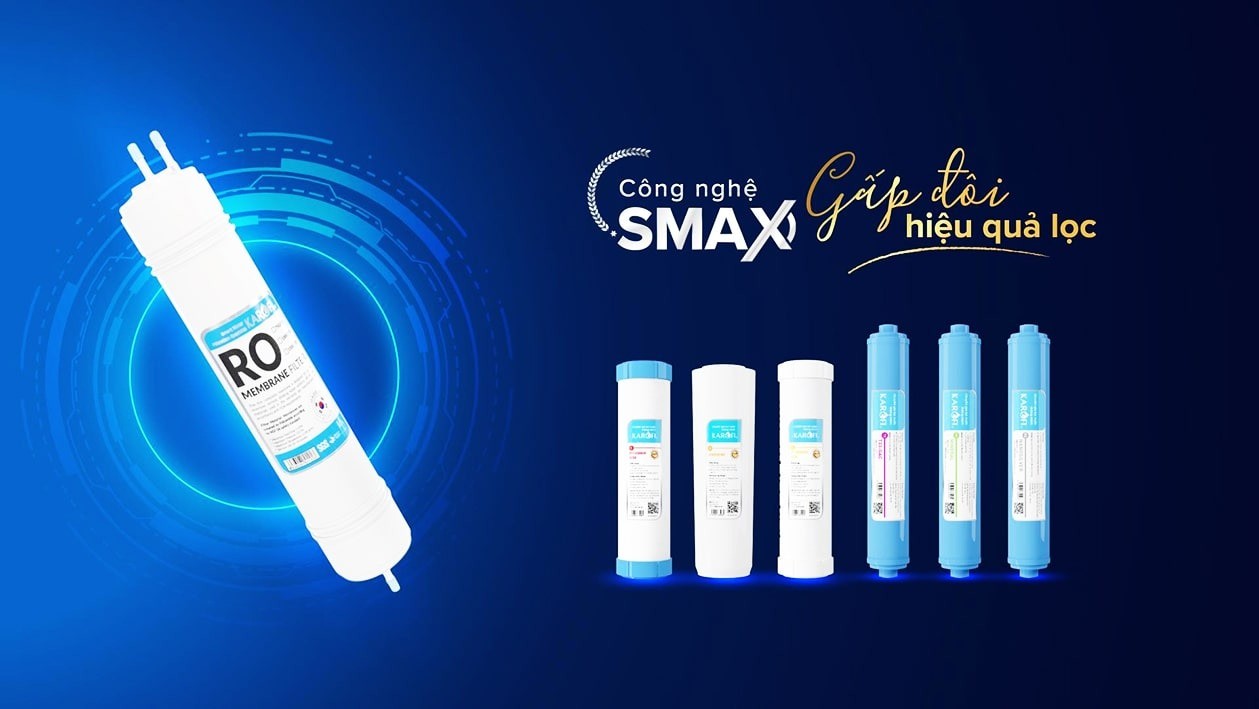 Công suất máy lọc nước Karofi có nóng lạnh Karofi Optimus Duo được nhân đôi