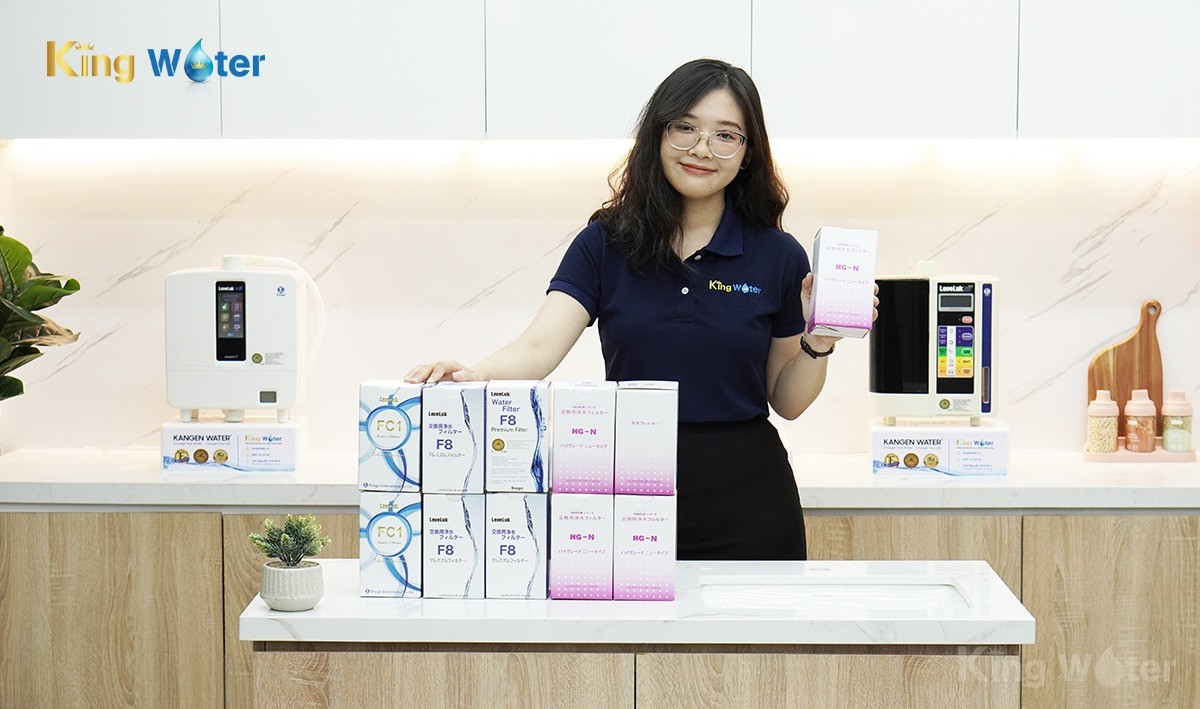 Cam kết lõi lọc nước Kangen chính hãng 100%