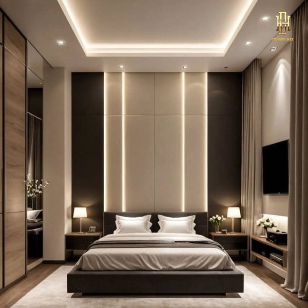 TOP 20 mẫu thiết kế phòng ngủ 2 giường tiết kiệm không gian