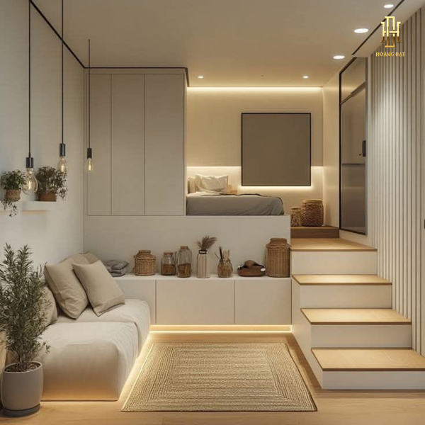 TOP 20 mẫu thiết kế phòng ngủ 2 giường tiết kiệm không gian