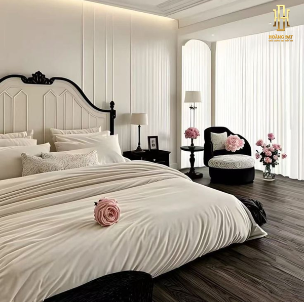 Thiết kế nội thất phòng ngủ phong cách tân cổ điển