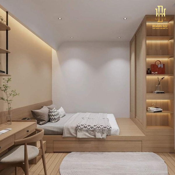 Mẫu thiết kế nội thất chung cư 2 phòng ngủ 70m2