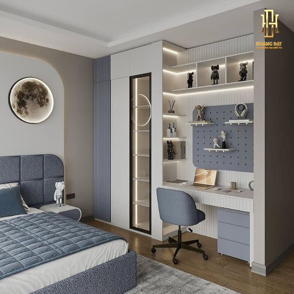 Mẫu thiết kế nội thất chung cư 2 phòng ngủ 70m2