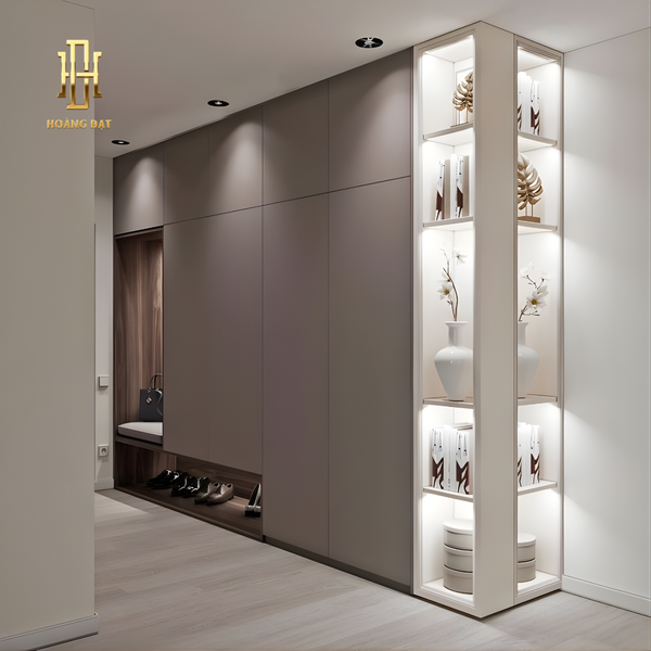 Thiết kế nội thất tủ giày