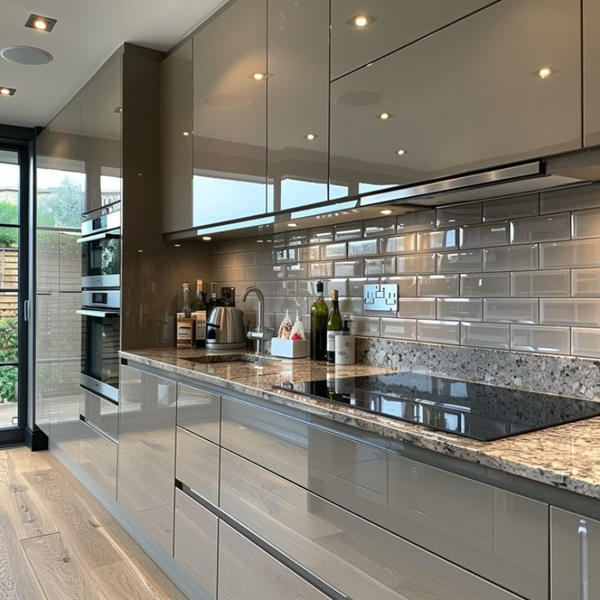 Tủ bếp hợp kim nhôm có khả năng chống nước là tuyệt đối