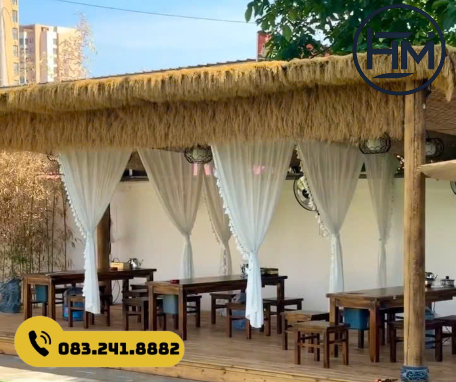 Hướng dẫn thi công cỏ rơm vàng nhân tạo đúng kỹ thuật – Nhatranh HM