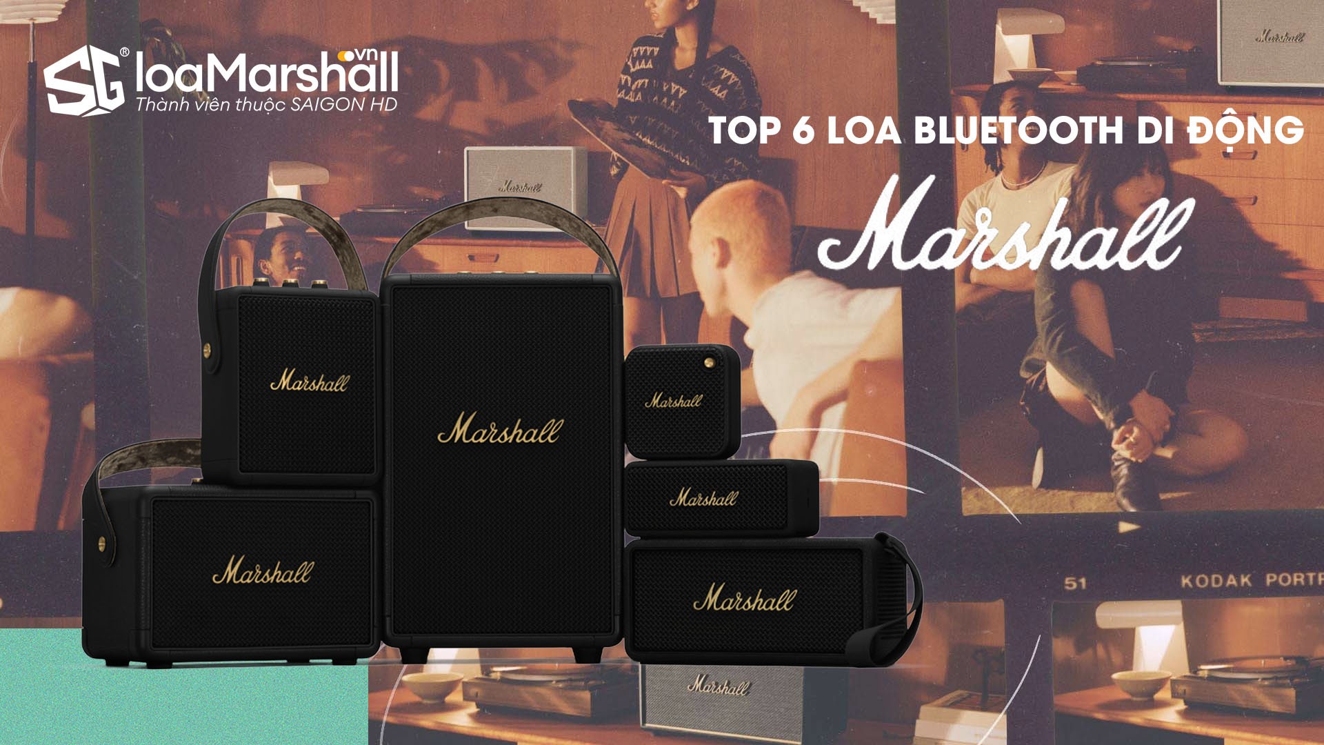 Top 6 loa Bluetooth di động Marshall chính hãng giá tốt nhất 2026