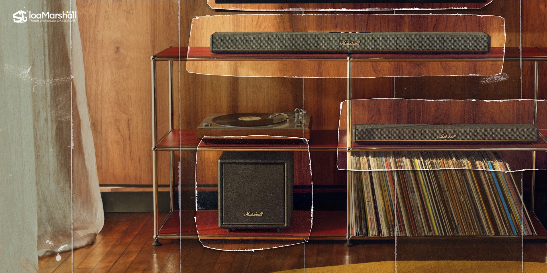 Dòng loa soundbar cao cấp Marshall Heston series chính hãng giá rẻ