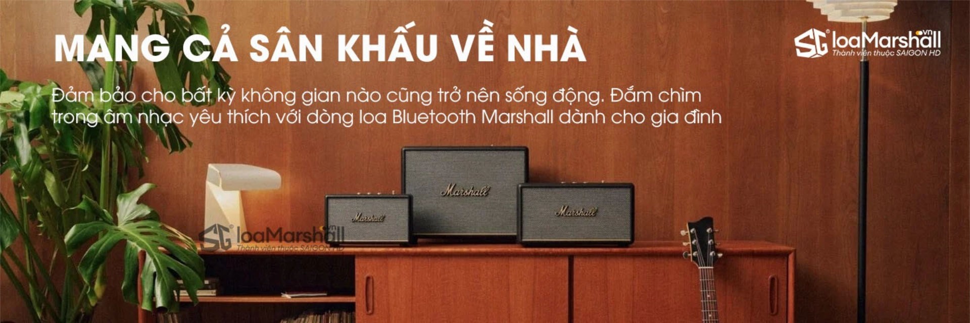 Dòng loa Bluetooth cố định Marshall Home Line chính hãng giá rẻ