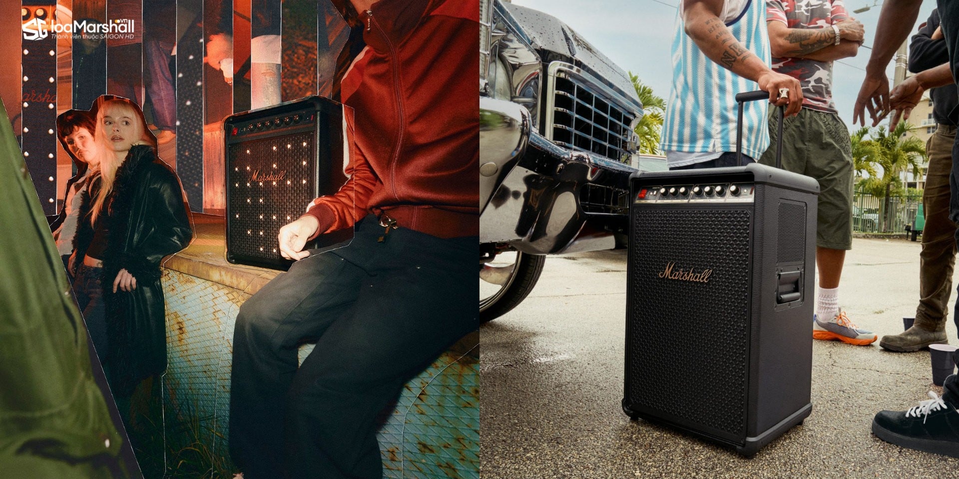 Dòng loa Bluetooth tiệc tùng Karaoke Marshall Bromley 450 - Bromley 750 chính hãng giá rẻ
