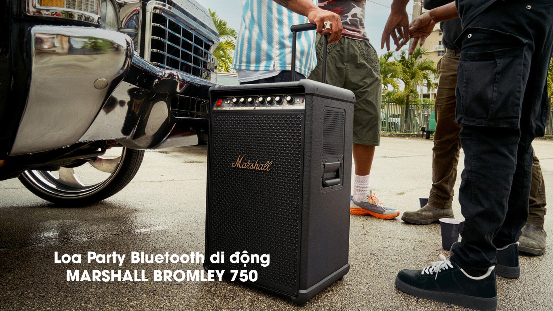 Loa Bluetooth Party di động Marshall Bromley 750 chính hãng giá rẻ nhất