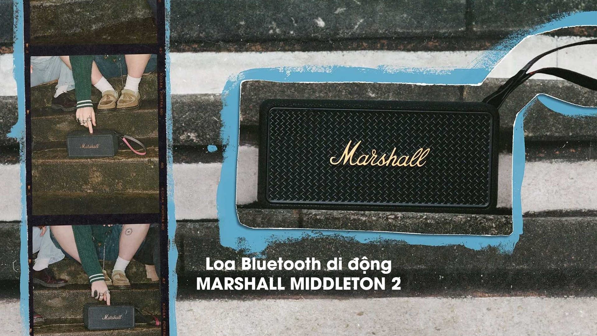 Loa Bluetooth di động Marshall Middleton 2 chính hãng giá rẻ nhất