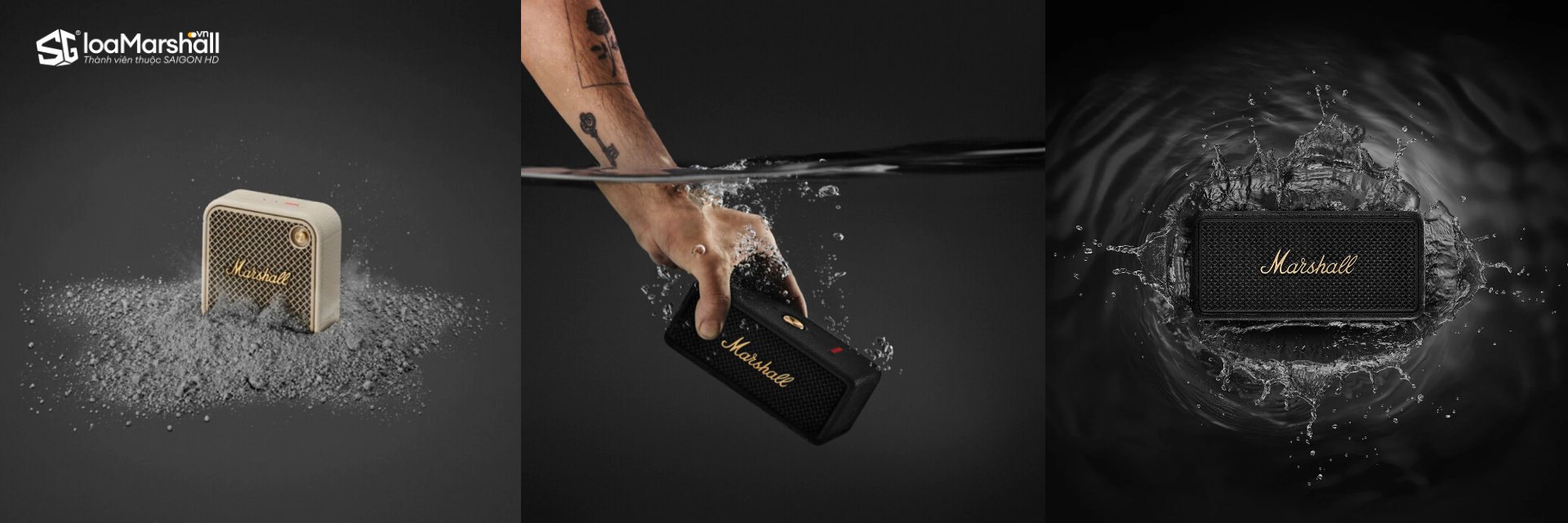 Loa Bluetooth di động Marshall Willen II - Emberton III - Middleton II chính hãng giá rẻ