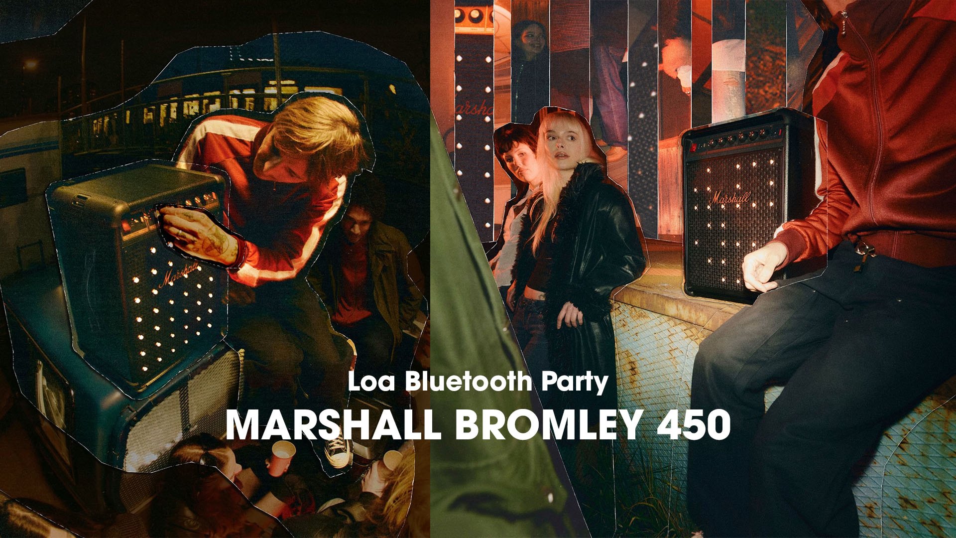 Loa Bluetooth Party di động Marshall Bromley 450 chính hãng mới nhất 2026