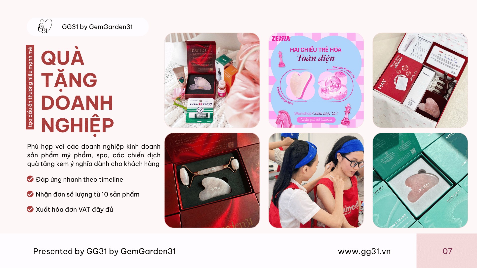 Quà tặng doanh nghiệp GuaSha cao cấp – khắc logo, giá tốt