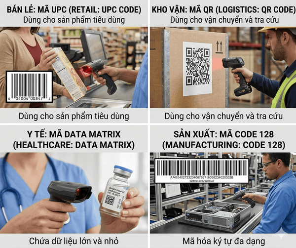 Mã vạch 2D- dailammoc