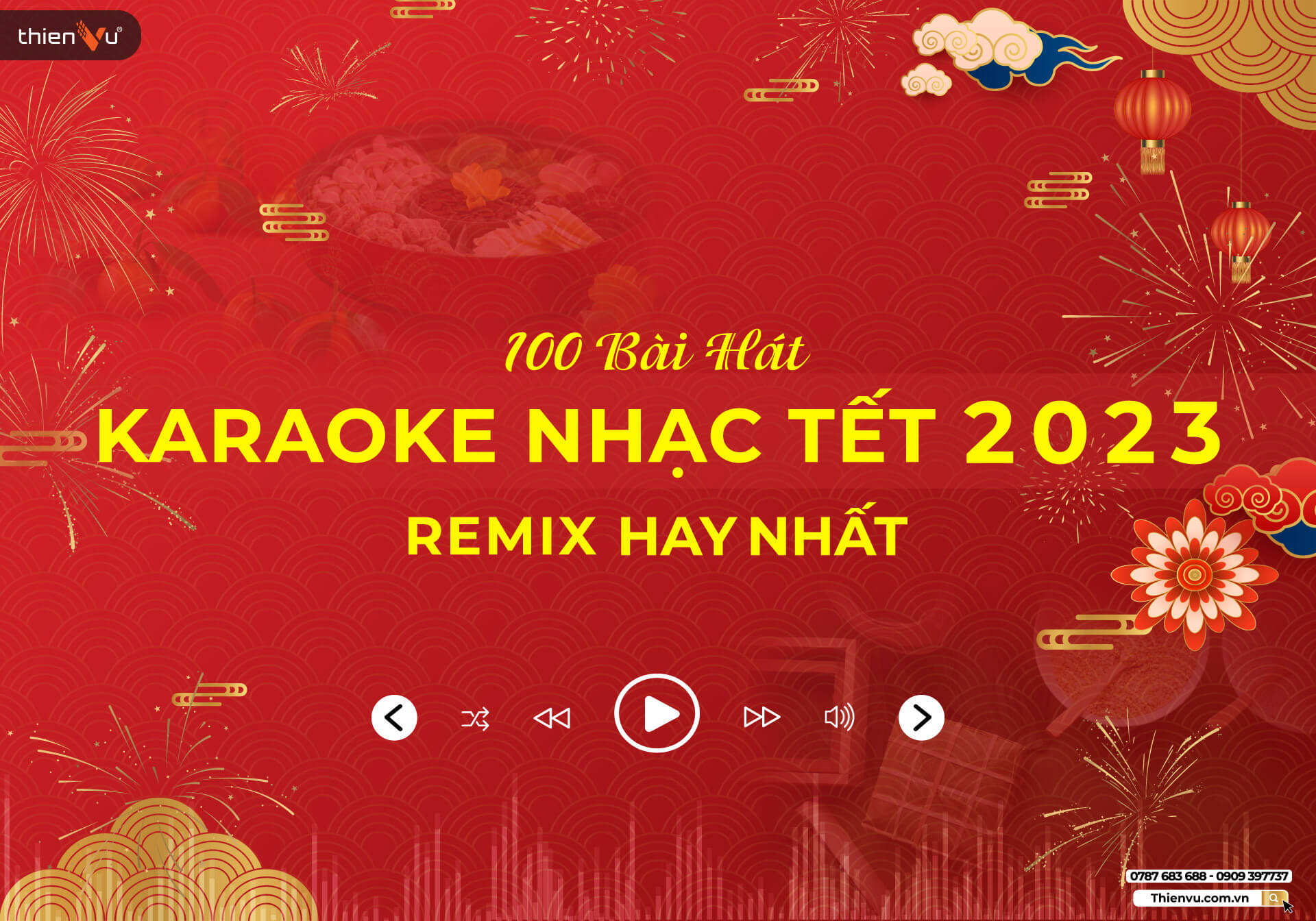 100 Bài Hát Karaoke Nhạc Tết Remix Hay Nhất