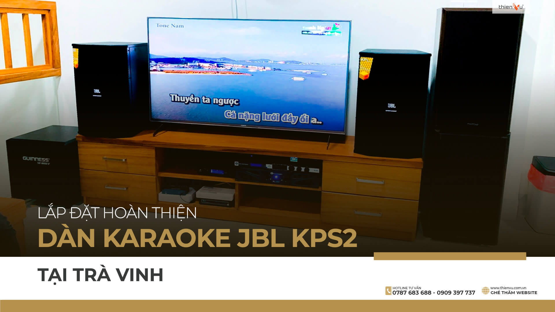 Lắp đặt hoàn thiện bộ dàn karaoke gia đình tại Trà Vinh