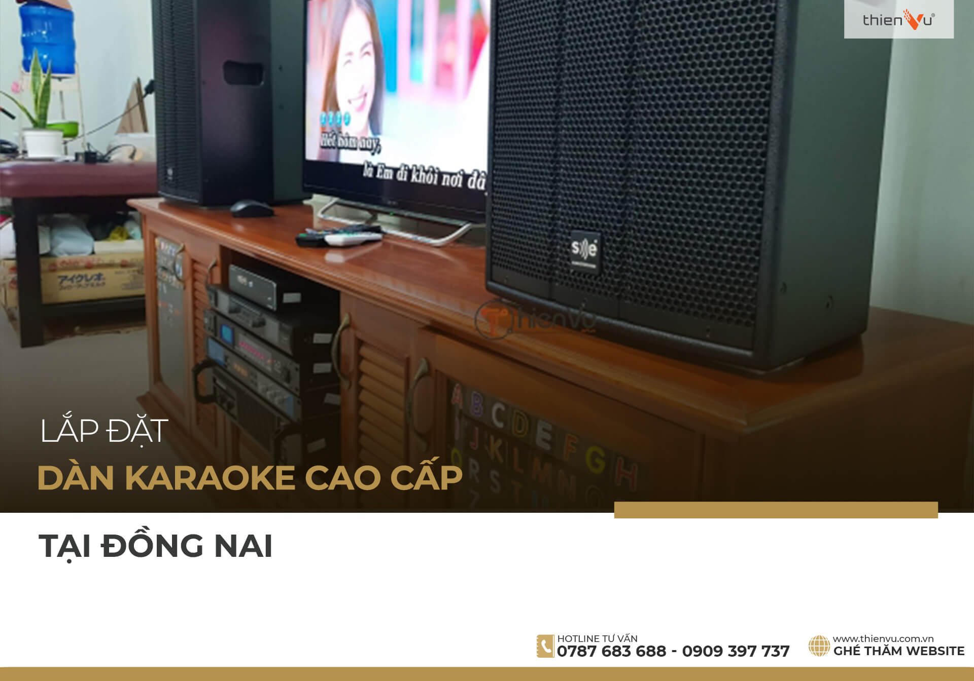 Lắp đặt dàn karaoke tại Đồng Nai cho gia đình chị Trang
