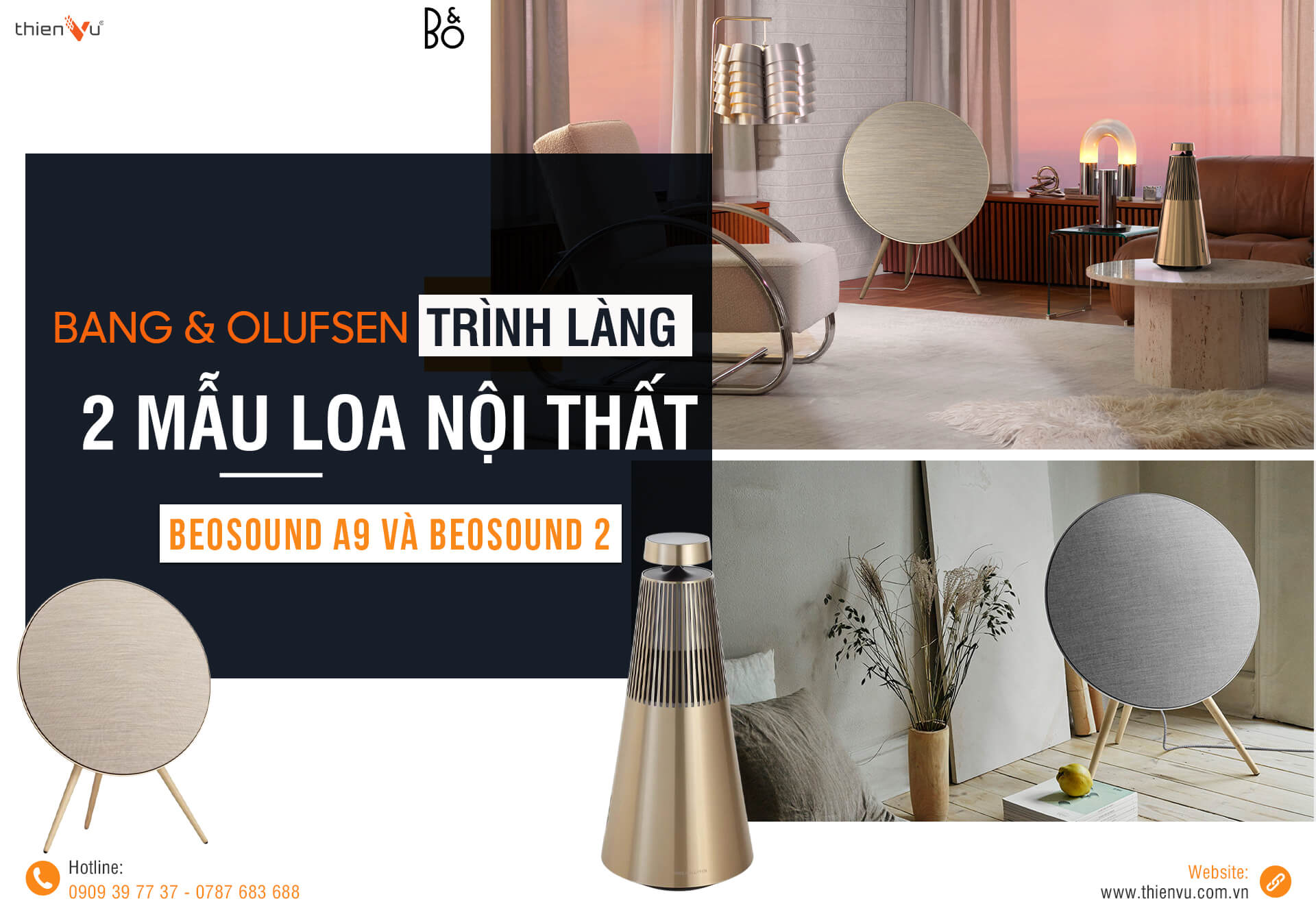 Bang & Olufsen Trình Làng 2 Mẫu Loa Nội Thất Beosound A9 Và Beosound 2