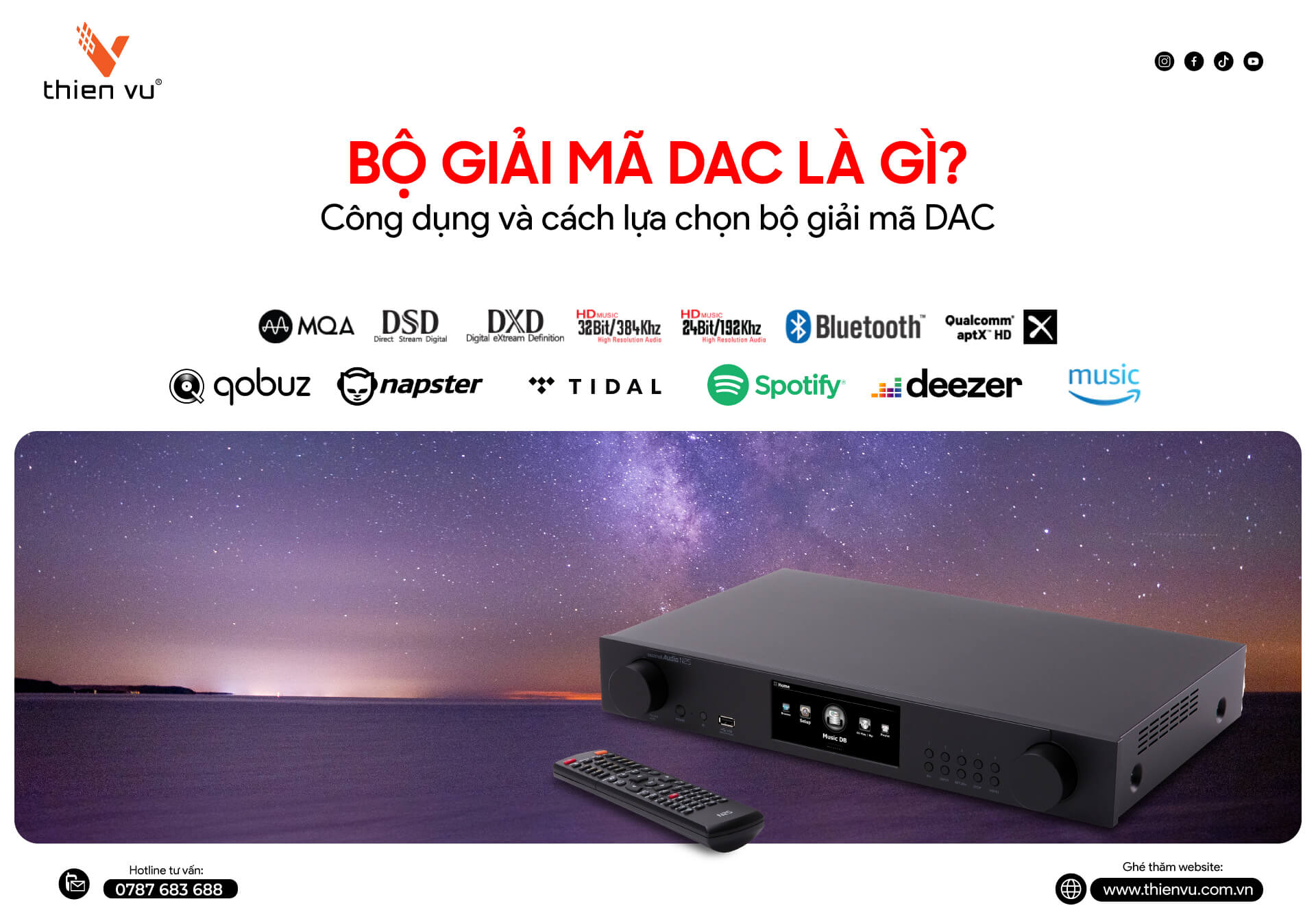Bộ giải mã DAC là gì? Công dụng và cách lựa chọn bộ giải mã DAC