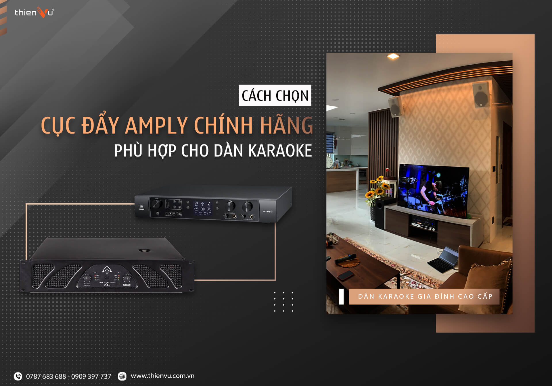 Cách Chọn Cục Đẩy Amply Chính Hãng Phù Hợp Cho Dàn Karaoke