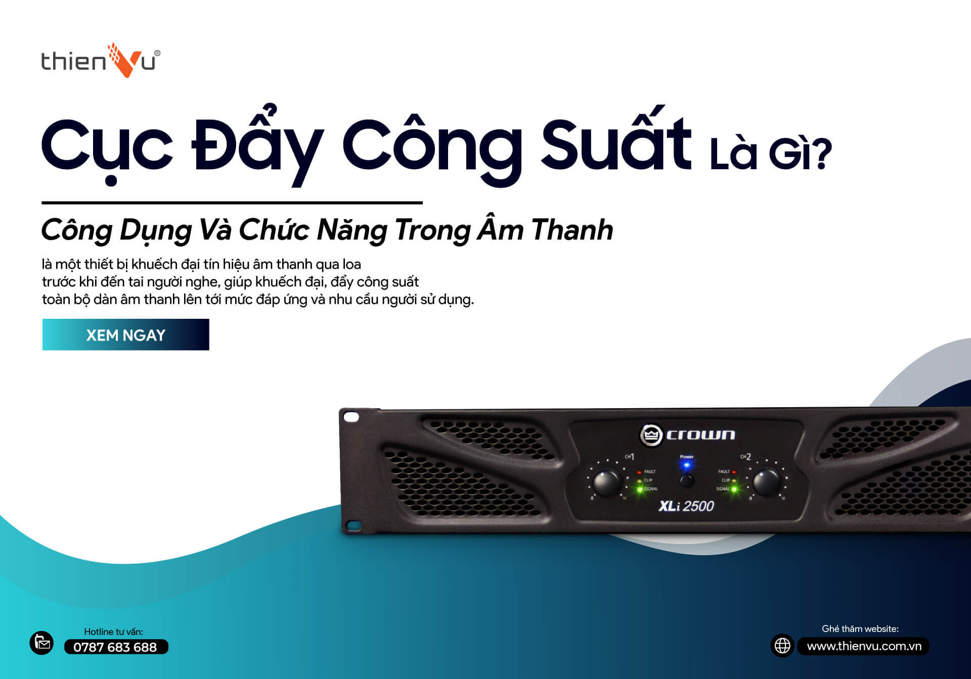 Cục Đẩy Công Suất Là Gì? Công Dụng Và Chức Năng Trong Âm Thanh