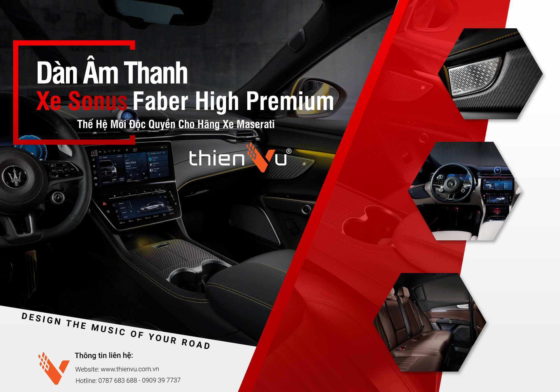 Dàn Âm Thanh Xe Sonus Faber High Premium Thế Hệ Mới Độc Quyền Cho Hãng Xe Maserati