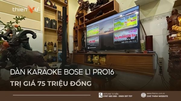 Lắp Đặt Dàn Karaoke Bose L1 Pro16 Trị Giá 75 Triệu Đồng