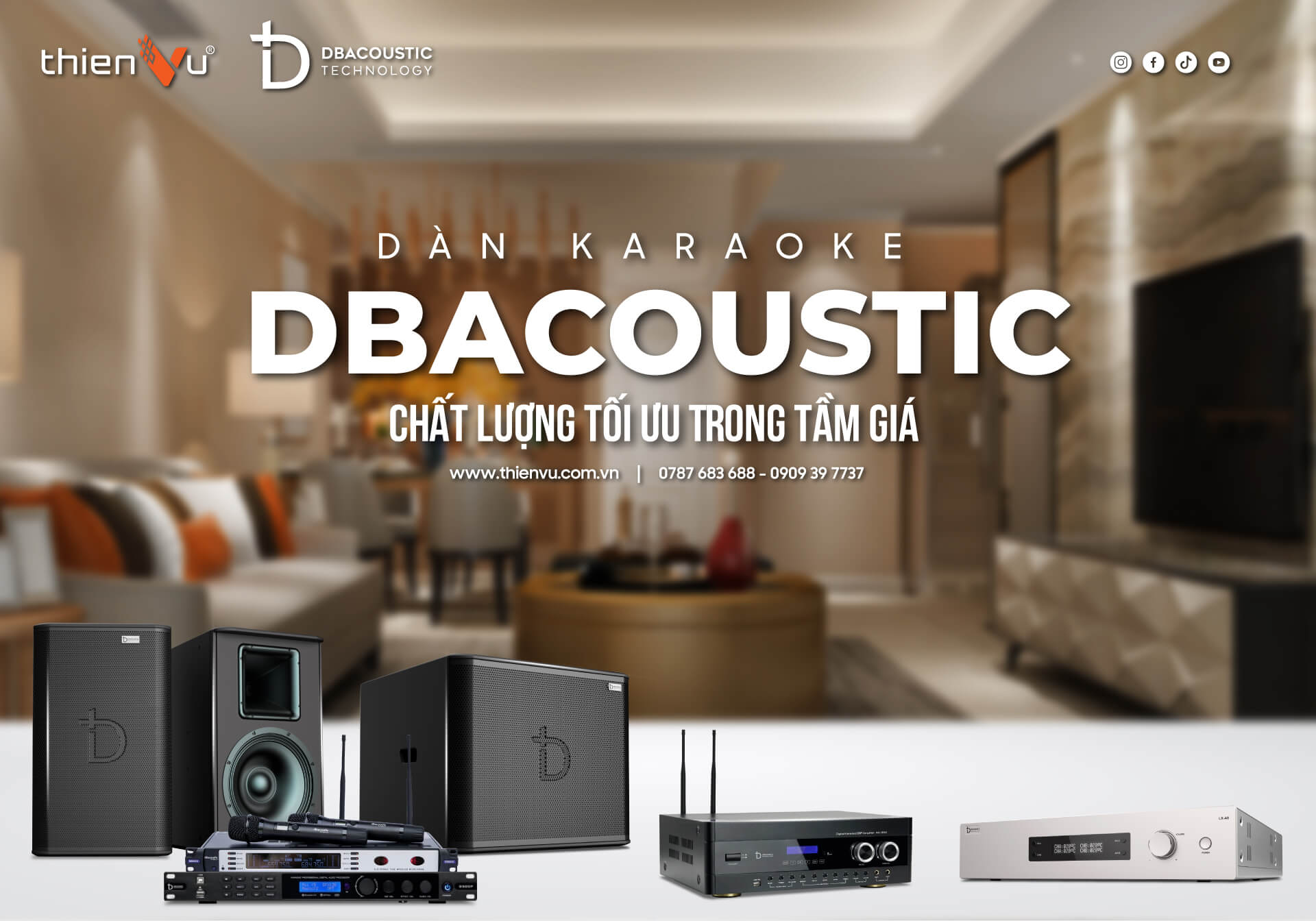 Dàn Karaoke dBacoustic - Chất Lượng Tối Ưu Trong Tầm Giá