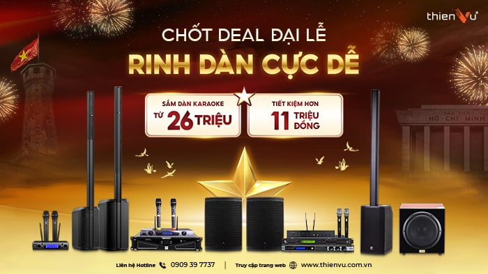 Mừng Đại Lễ 30/4 – Sắm Dàn Karaoke Tiết Kiệm Đến 11 Triệu