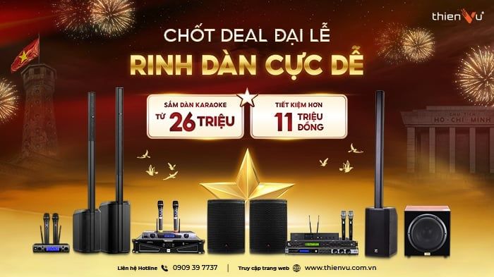 Mừng Đại Lễ 30/4 – Sắm Dàn Karaoke Tiết Kiệm Đến 11 Triệu