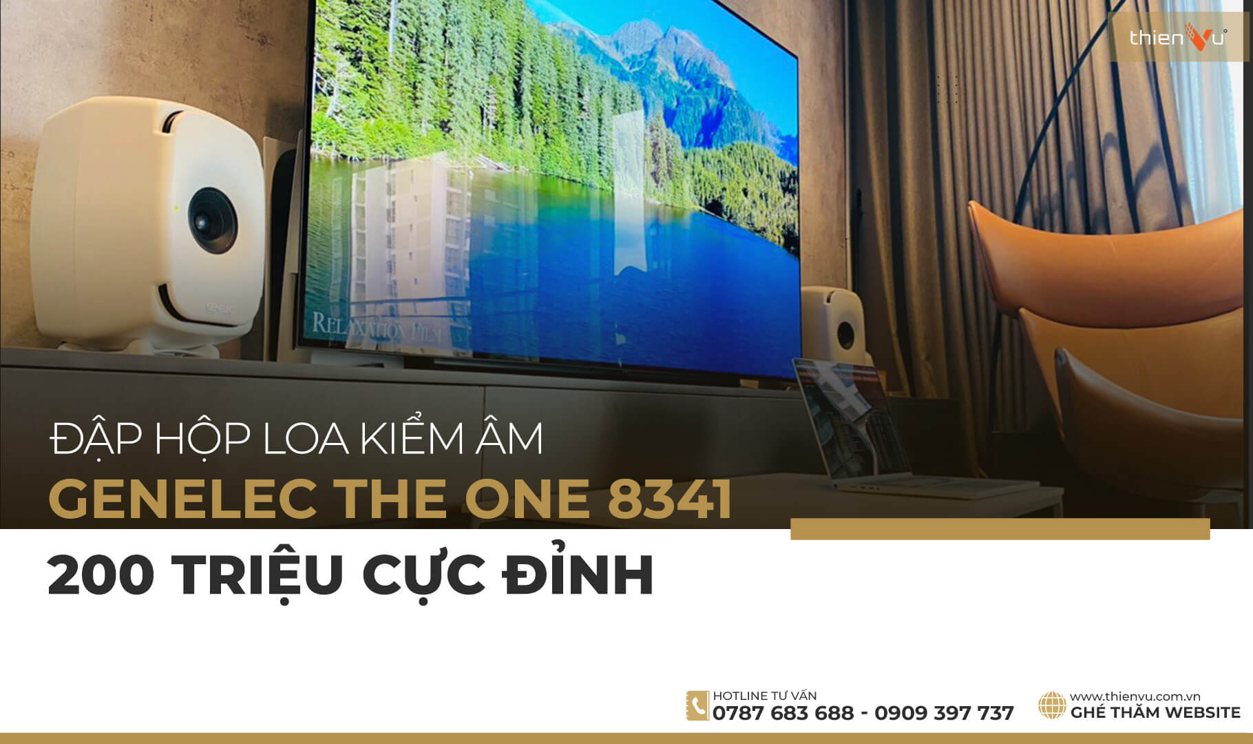 Đập Hộp Loa Kiểm Âm Genelec The One 8341 200 Triệu Cực Đỉnh