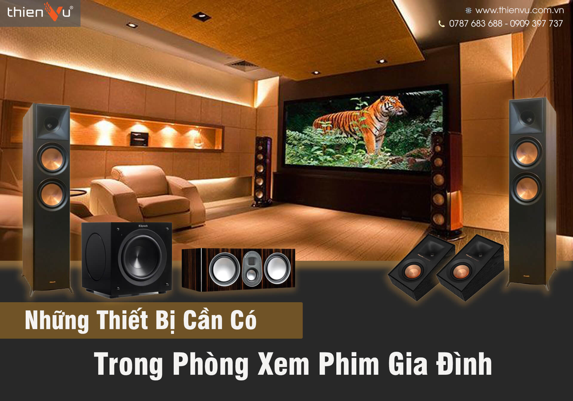 Đầu Tư Phòng Xem Phim Tại Nhà Cần Những Thiết Bị Gì?