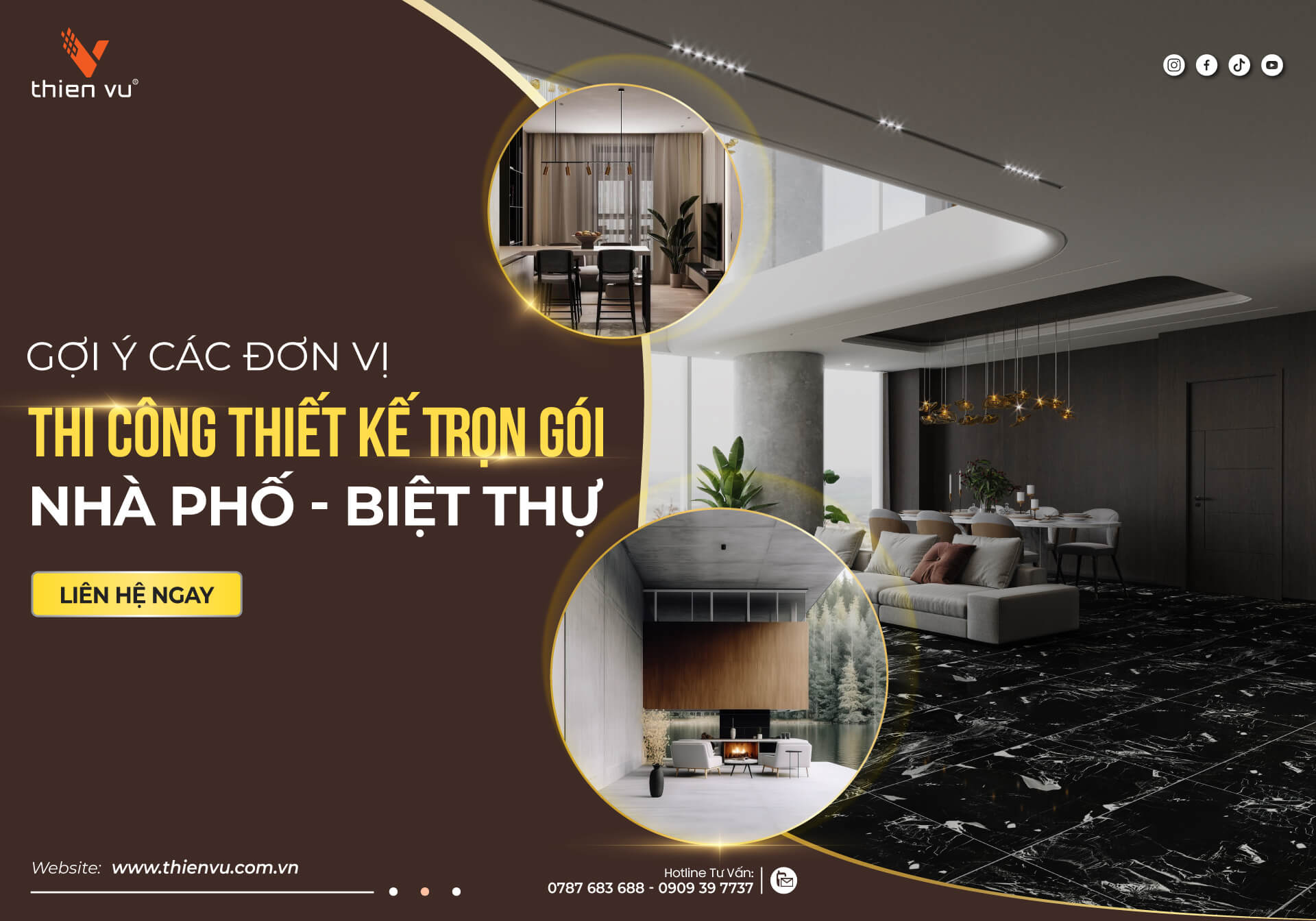 Gợi Ý Các Đơn Vị Thi Công Thiết Kế Trọn Gói Nhà Phố - Biệt Thự