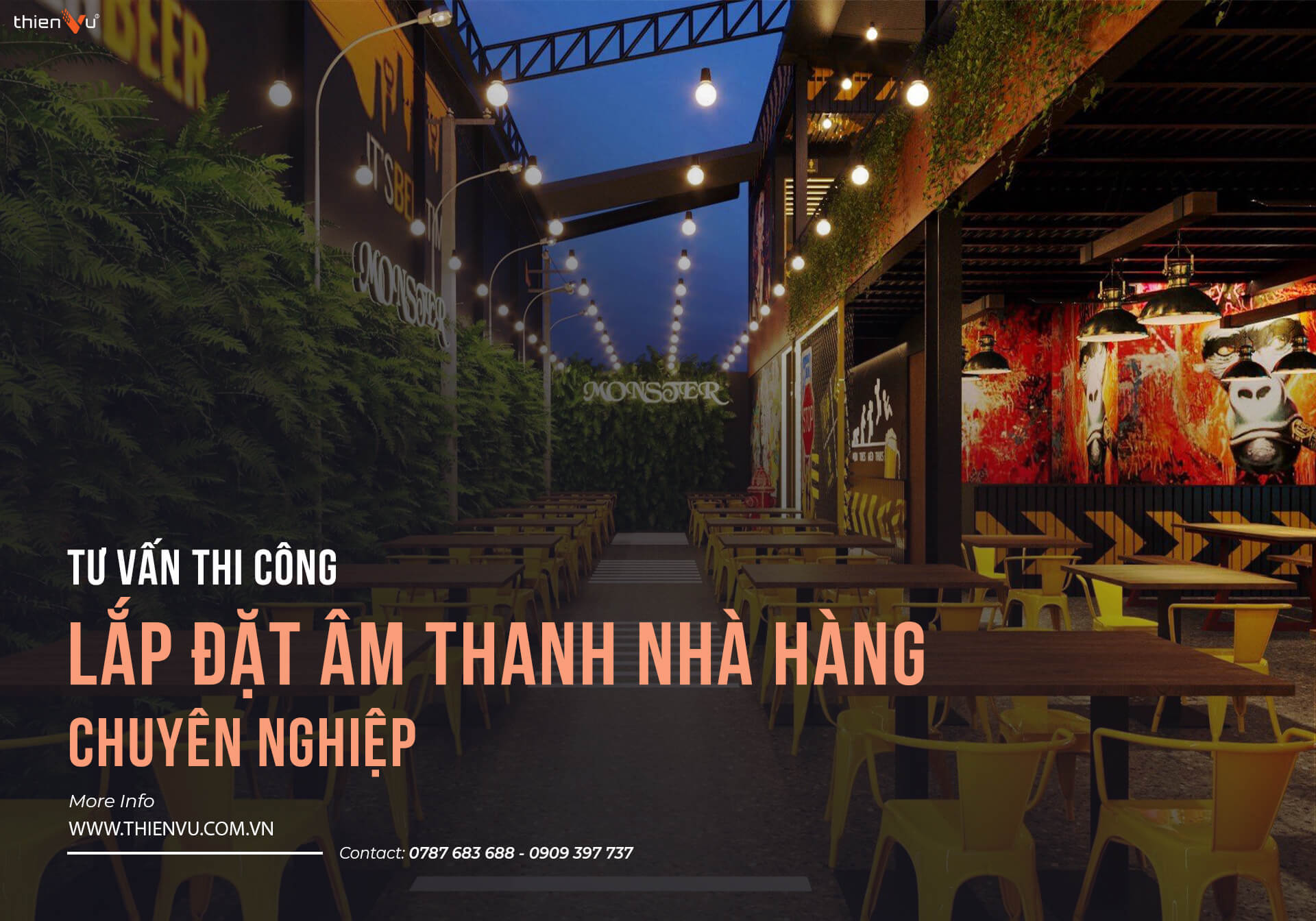 Tư Vấn Thi Công Lắp Đặt Âm Thanh Nhà Hàng Chuyên Nghiệp