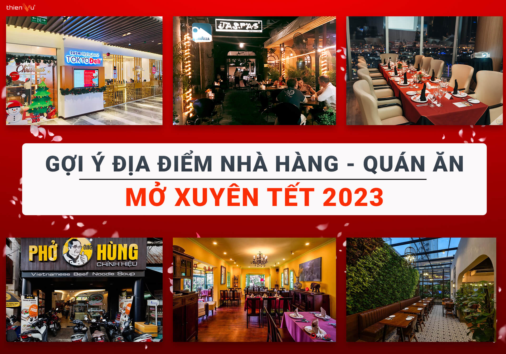 Gợi Ý Địa Điểm Nhà Hàng - Quán Ăn Mở Xuyên Tết 2026