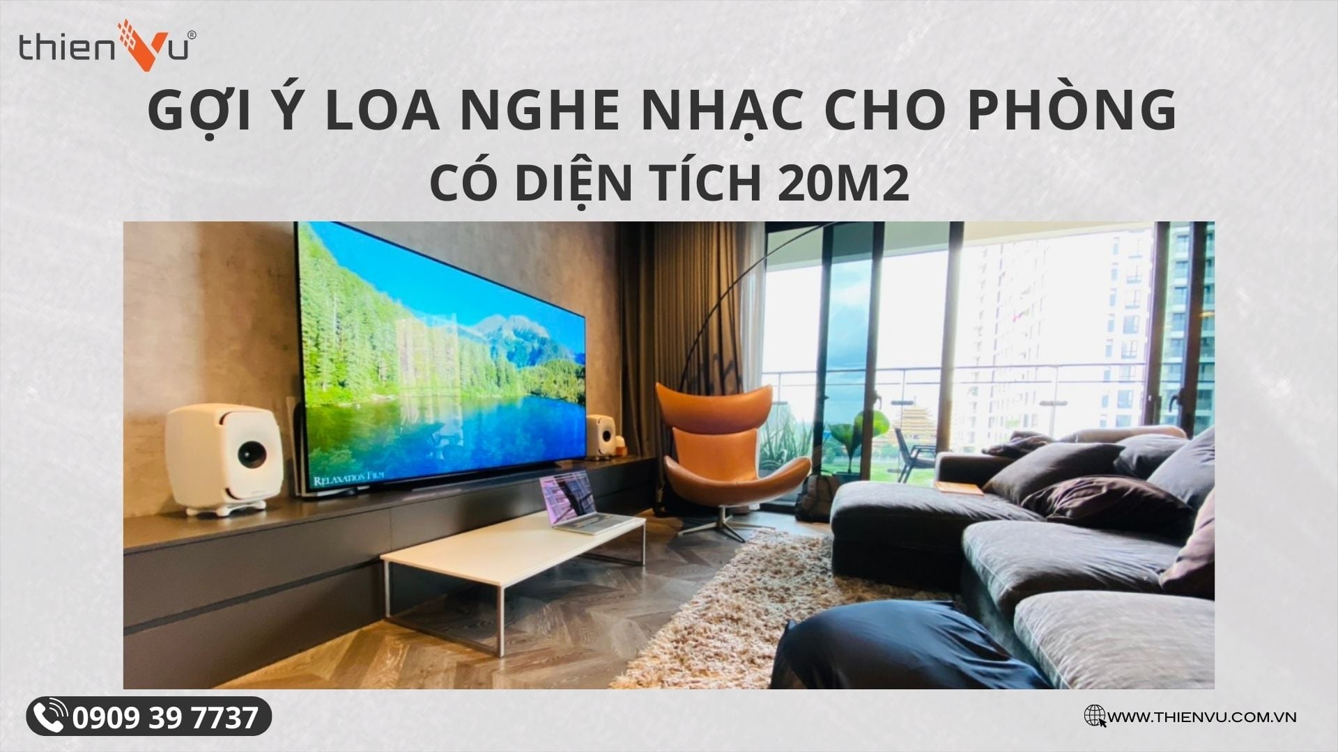 Gợi Ý Loa Nghe Nhạc Cho Phòng Có Diện Tích 20m2