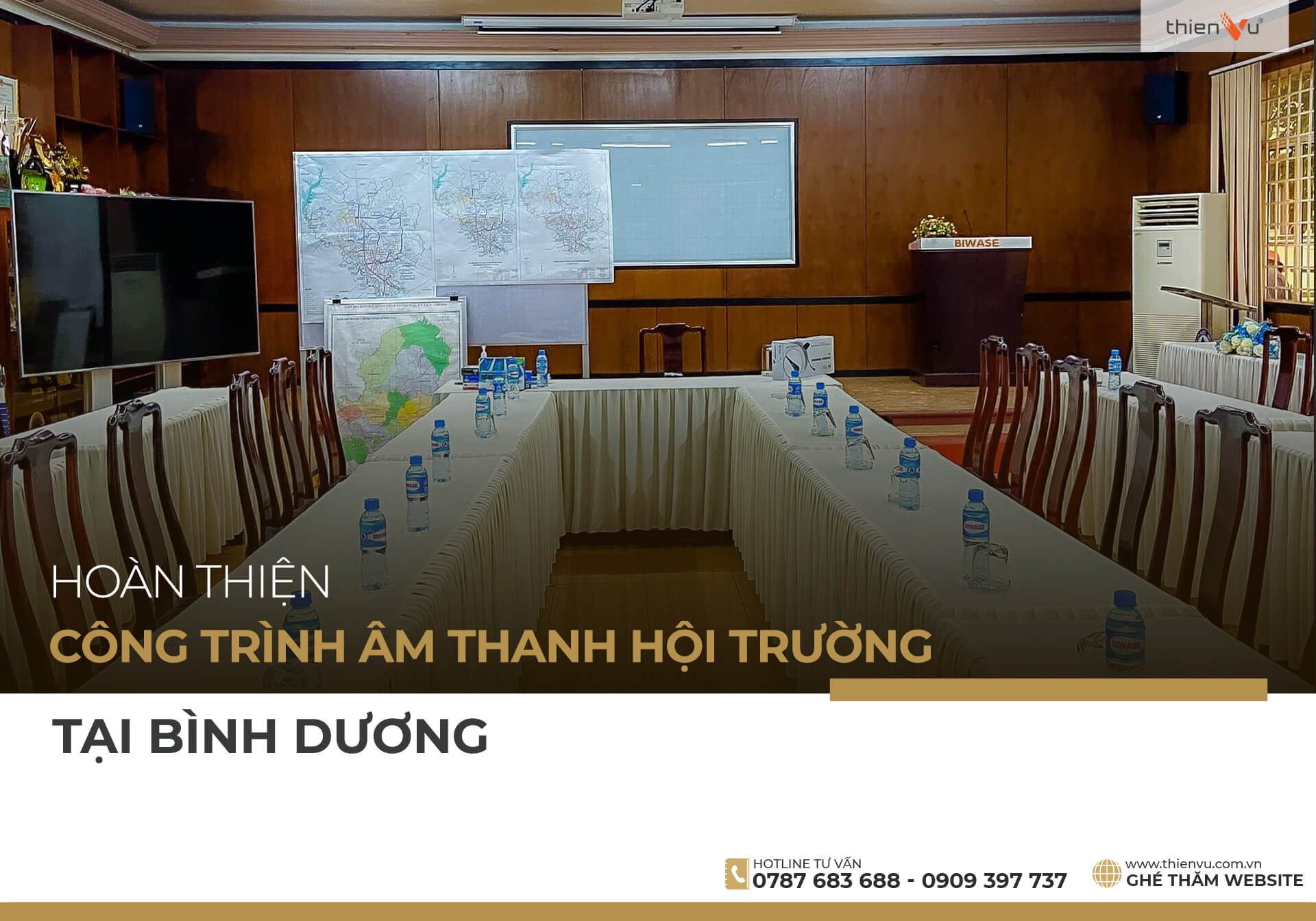 Hoàn Thiện Công Trình Âm Thanh Hội Trường Tại Bình Dương