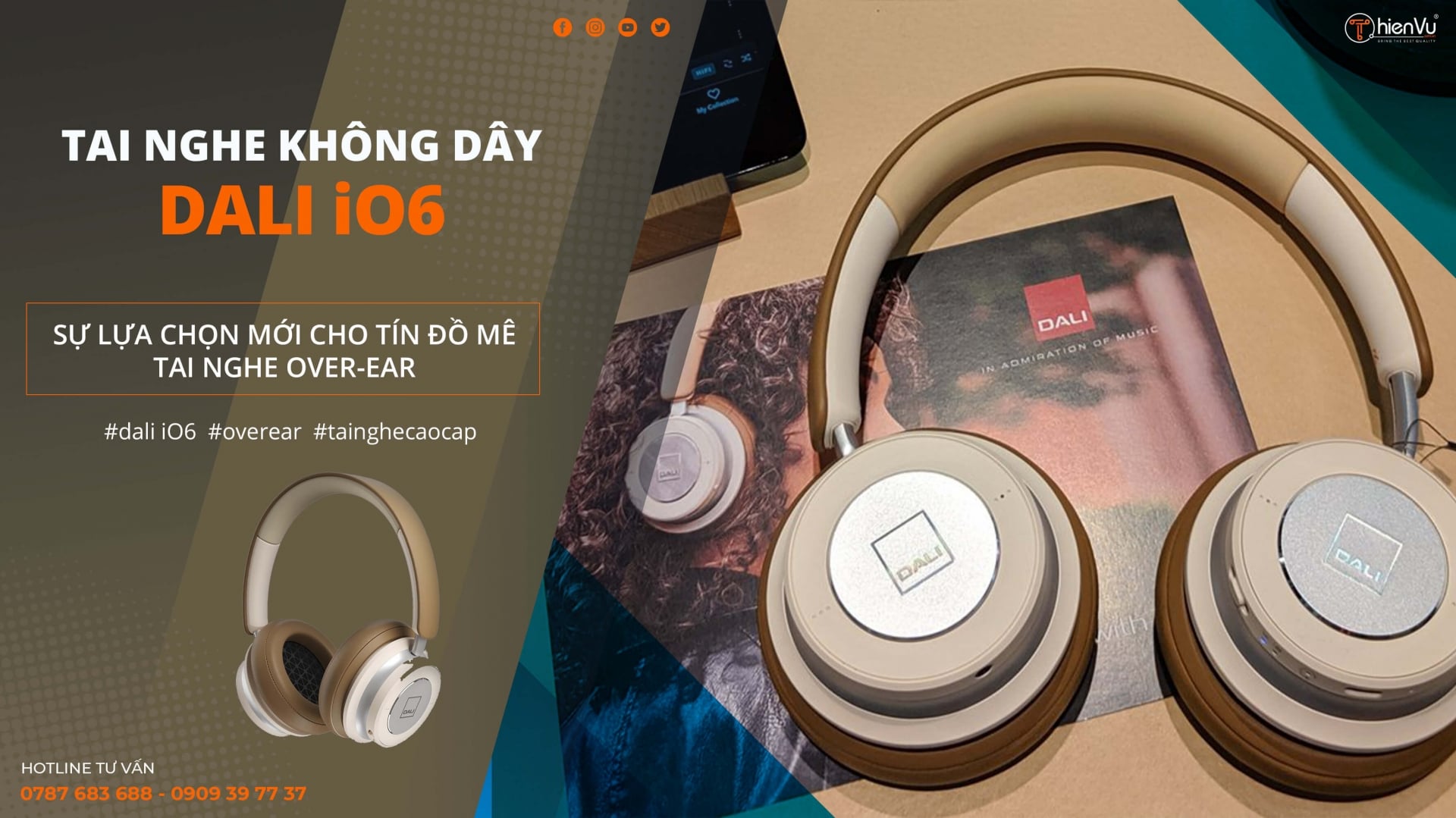 Tai Nghe Không Dây Dali iO6 - Sự Lựa Chọn Mới Cho Tín Đồ Mê Tai Nghe Over-Ear