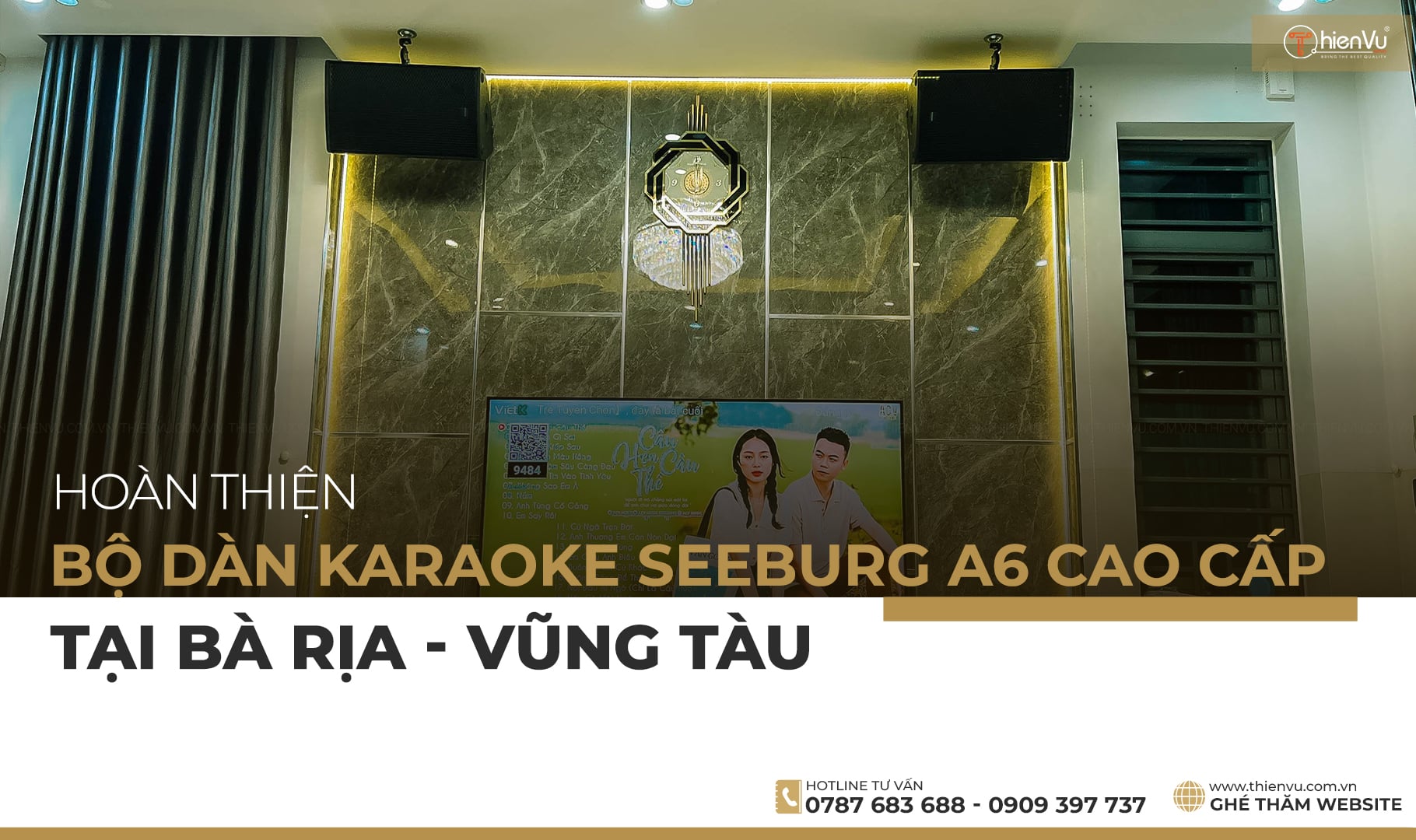Lắp Tiếp Bộ “Seeburg Acoustic Line A6” Tại Bà Rịa - Vũng Tàu Vào Giữa Đêm