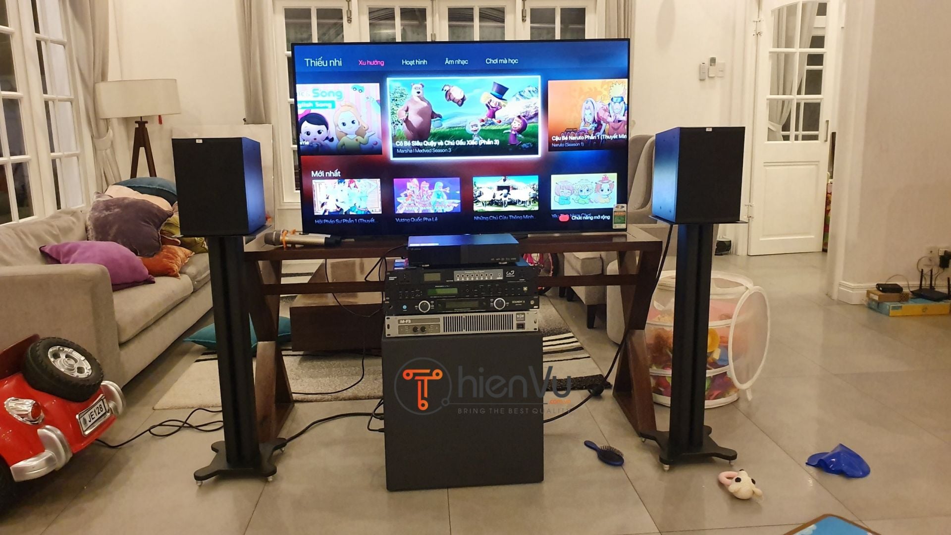 Lắp đặt bộ dàn karaoke cao cấp với đầu phát 4K Zidoo Z1000