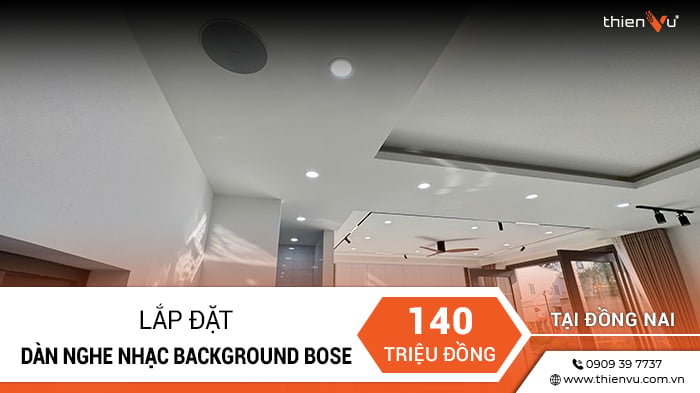 Dàn Nghe Nhạc Background Bose Trị Giá Hơn 140 Triệu Tại Đồng Nai