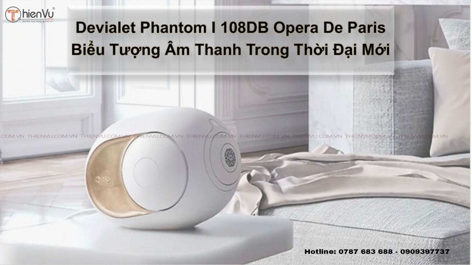 Devialet Phantom I 108DB Opera De Paris - Biểu Tượng Âm Thanh Trong Thời Đại Mới