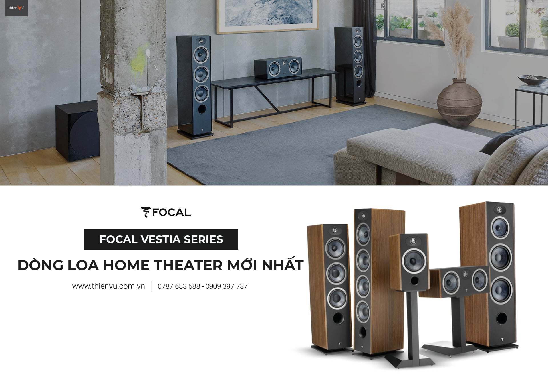 Focal Vestia Series - Dòng Loa Home Theater Mới Nhất