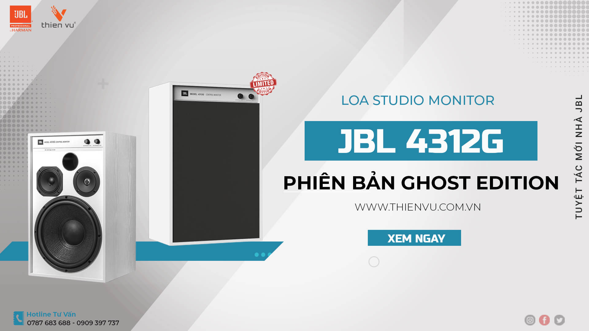 Loa JBL 4312G - Kiệt Tác Âm Thanh Hiện Đại Mới Ra Mắt