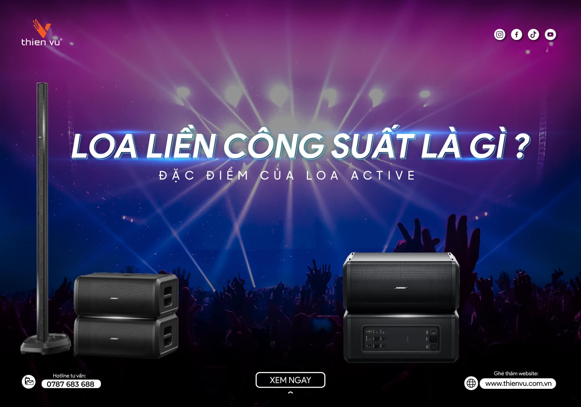 Loa Liền Công Suất Là Gì? Đặc Điểm Của Loa Active