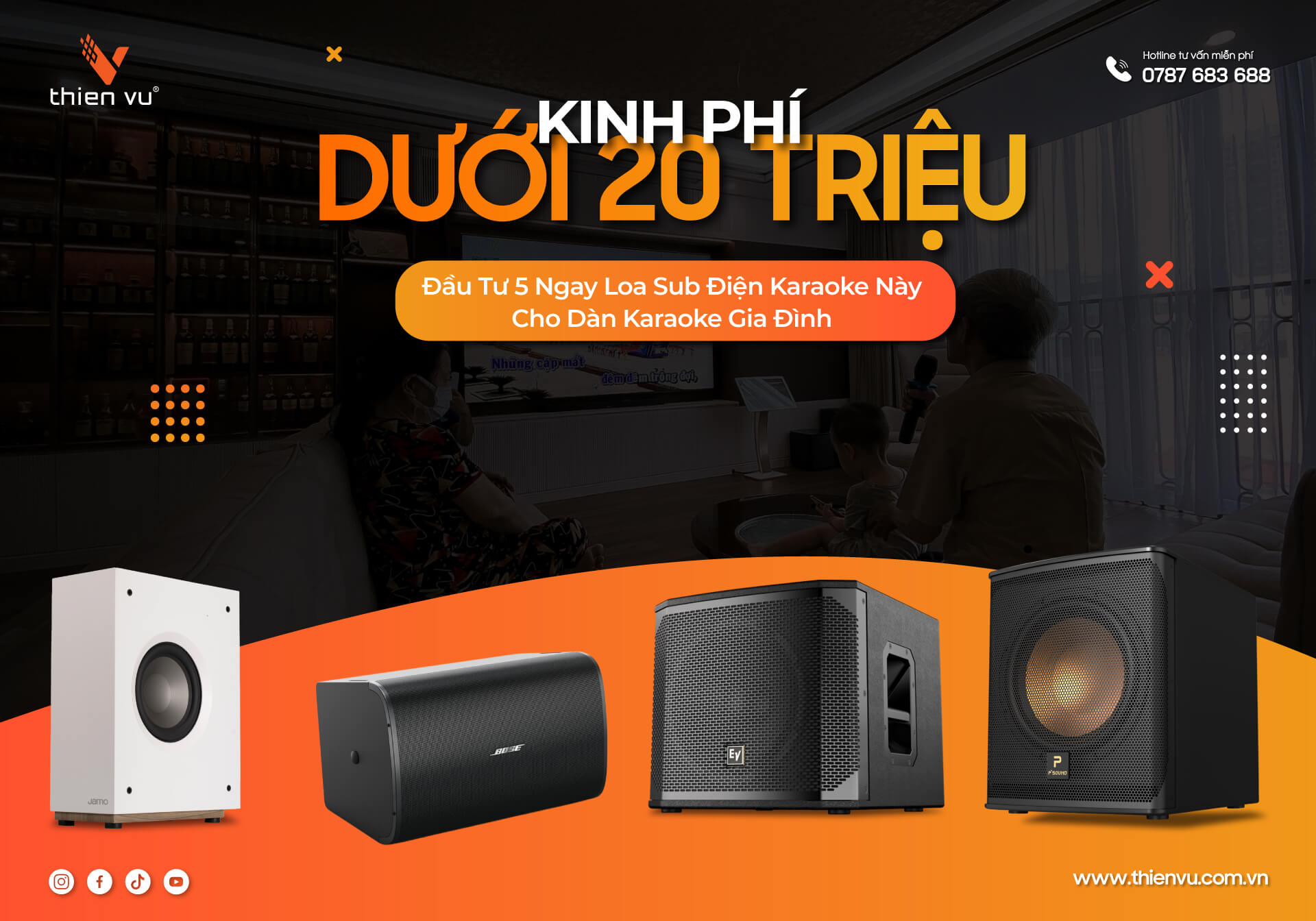 Kinh Phí Dưới 20 Triệu - Đầu Tư 5 Ngay Loa Sub Điện Karaoke Này Cho Dàn Karaoke Gia Đình