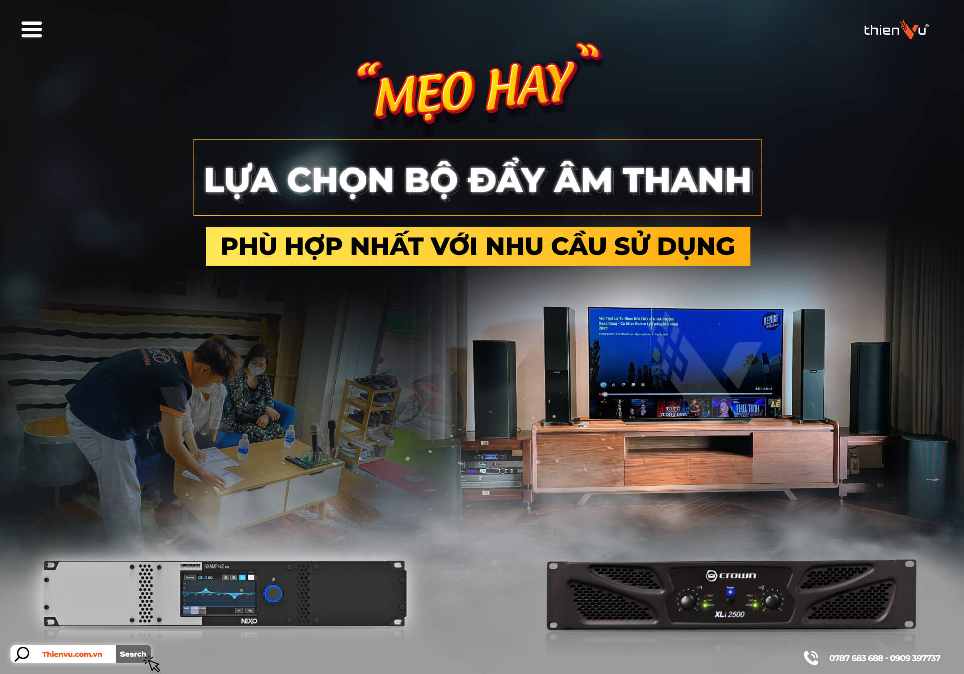 Mẹo Hay Lựa Chọn Bộ Đẩy Âm Thanh Phù Hợp Nhất Với Nhu Cầu Sử Dụng