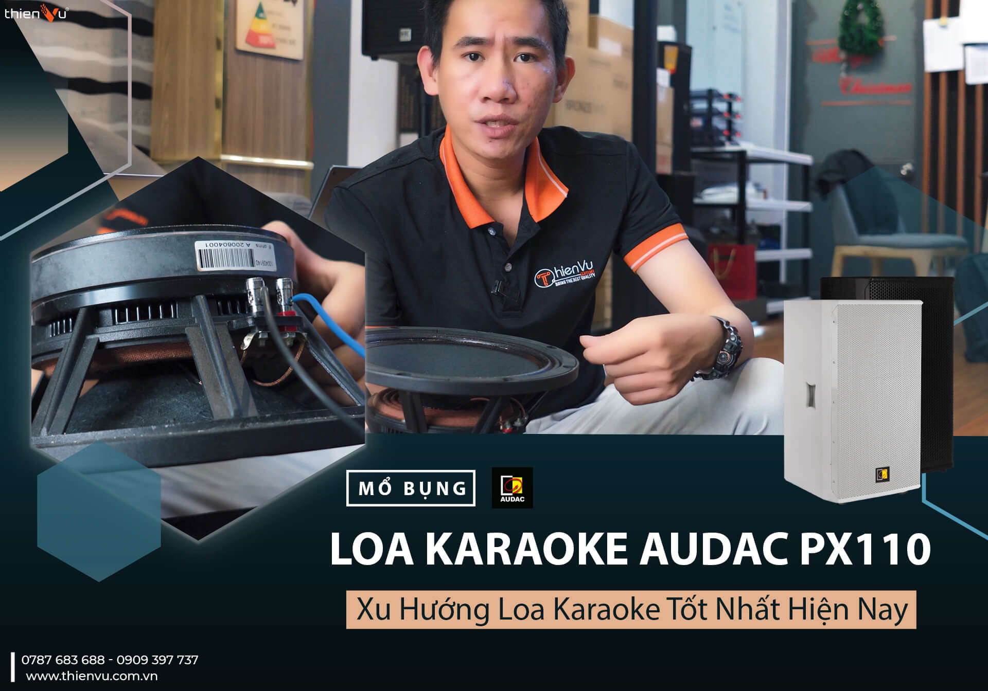 “Mổ Bụng” Loa Karaoke Audac PX110 - Xu Hướng Loa Karaoke Tốt Nhất Hiện Nay